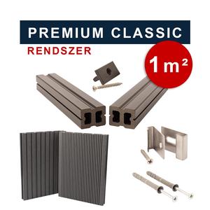 Premium Classic teraszburkolat rendszer, műanyagklipszes m2