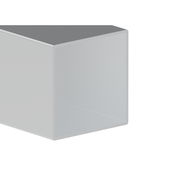 Alumínium oszlop/szarufa  natur (100x100x6000 mm)