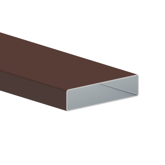 alu kerítés léc, csokoládébarna RAL8017, 100x24x6000 mm