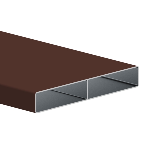 Alu kerítés léc, csokoládébarna RAL8017, 160x24x6000 mm