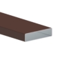 Kép 1/3 - alu kerítés léc, csokoládébarna RAL8017, 100x24x6000 mm